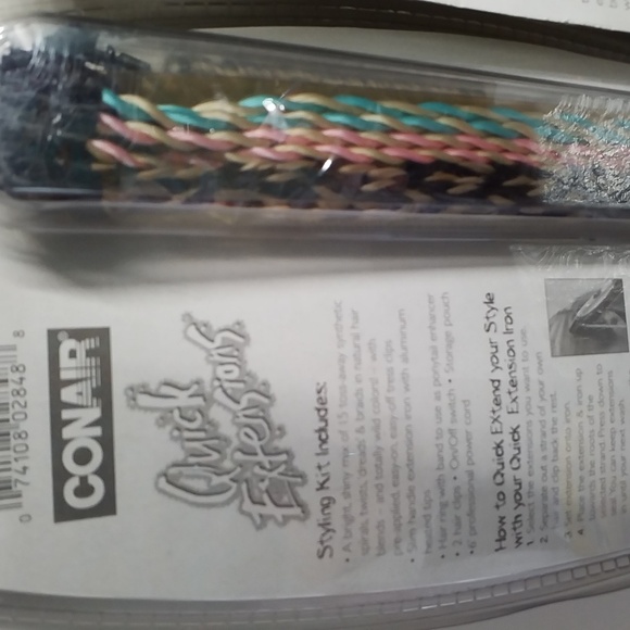 CONAIR NWT QUICK EXTENSIONS Styling KIT and Replacement Pack NEW - Picture 4 of 5